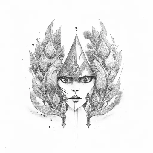 Dagger With Lavender Wapped Arounf It