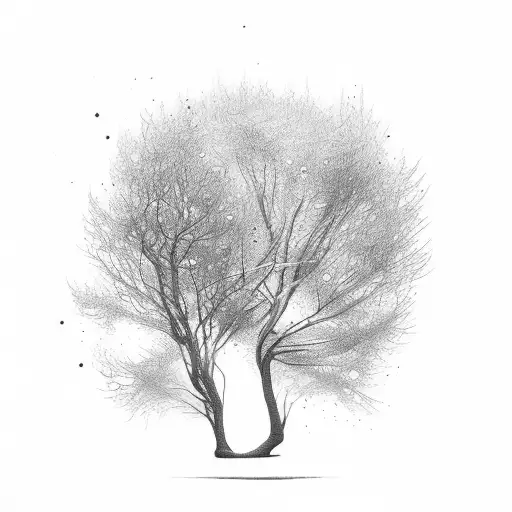 Dark Tree With Branches