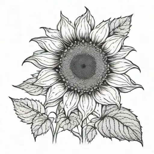 A Sunflower Field With A Hidden Path Leading Into The Distance