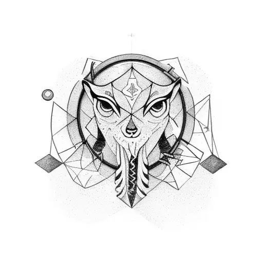 Small Sternum Piece Incorporating Libra Symbol