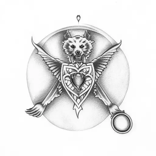 Buffy The Vampire Slayer Half Sleeve With Claddagh Ring