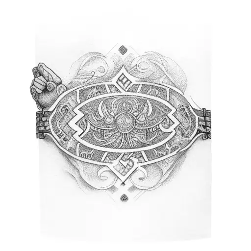 Arm Band With Related To Travel