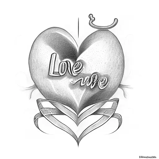 Love Heart With The Name Kendall Going Through It