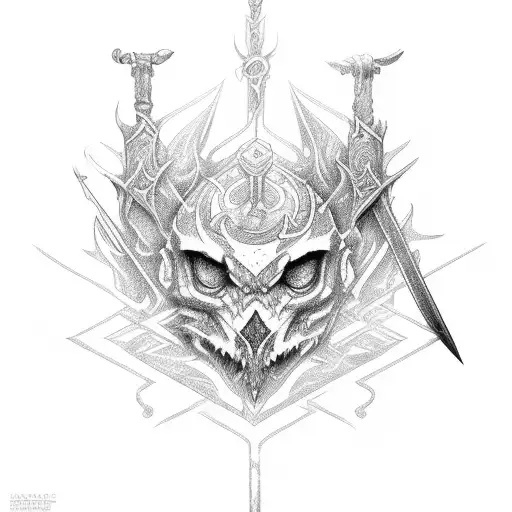 Crussader With Long Sword And Shield