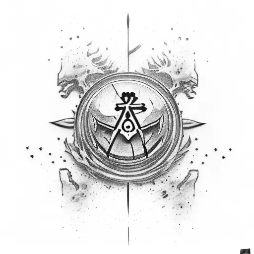 Kaneki Ken With Guts Sacrifice Symbol