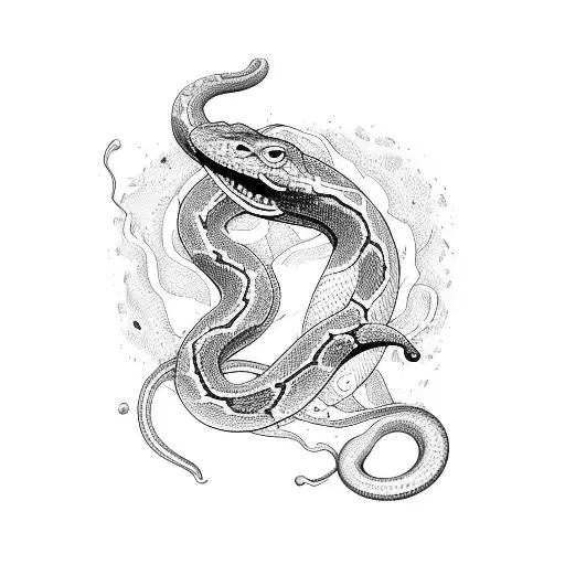 A Snake Around A Planet