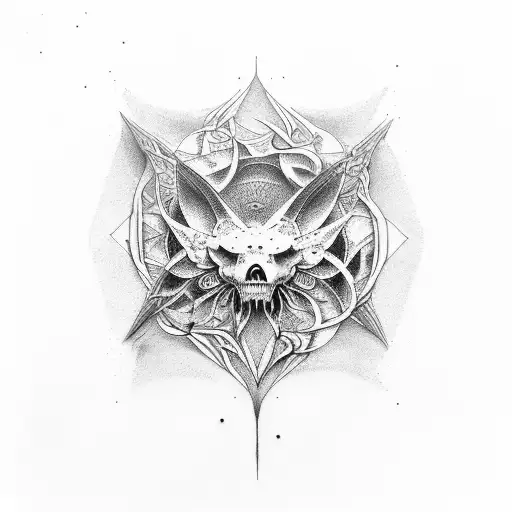 Universal Power Nature In Surrealism Style