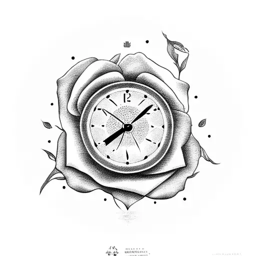 Clock Ando Red Rosas