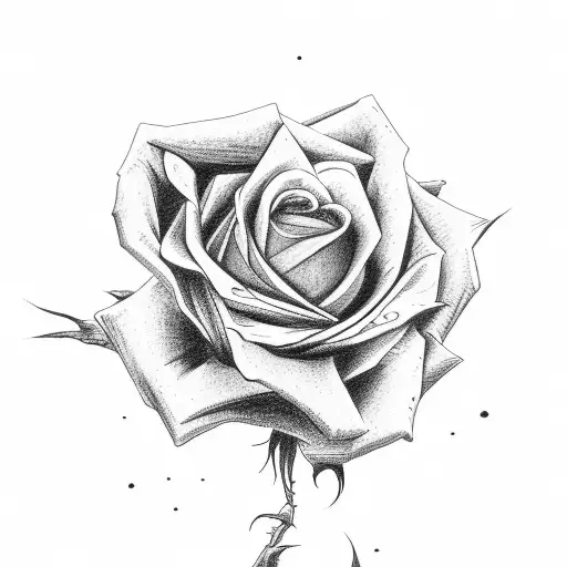 Dead Rose With Angel