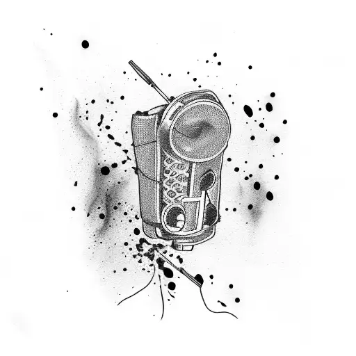 Music Ink Splatter