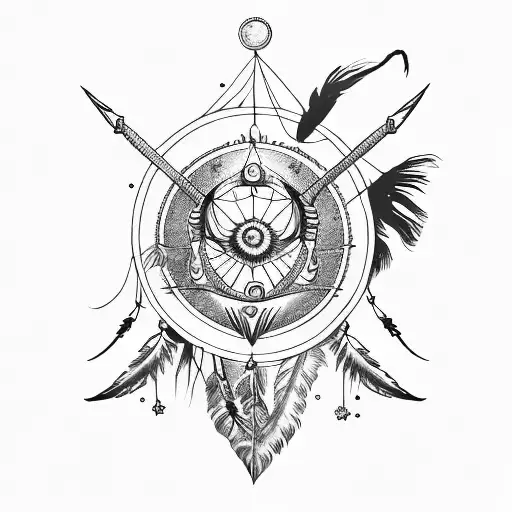 Sagittarius With Dreamcatcher