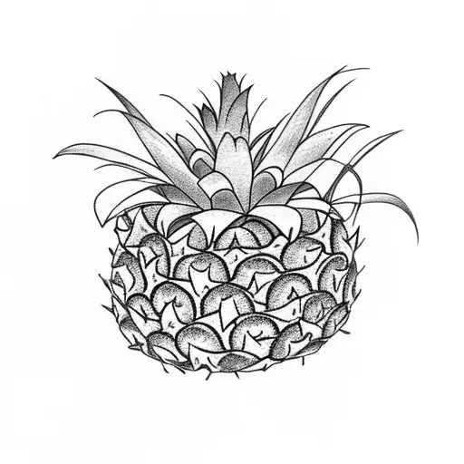 Pineapple With Cactus