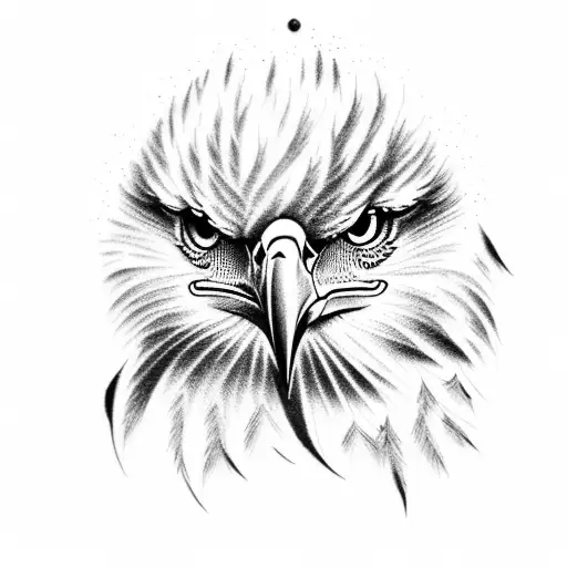 Eagle Whit Eiffel Towel