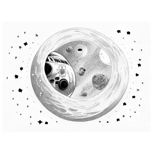 Astronaut Holding A Planet In The Vacuum Of Space