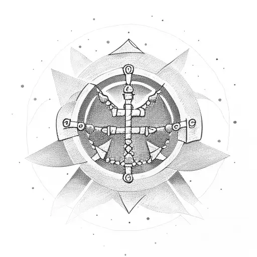 Name Daniela In A Circle With Anchor And Heart