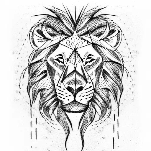 Barbed Wire And Lion