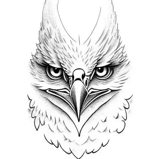 Eagle With Eiffel Tower