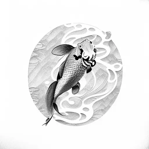 Koi Fish With Name Andres