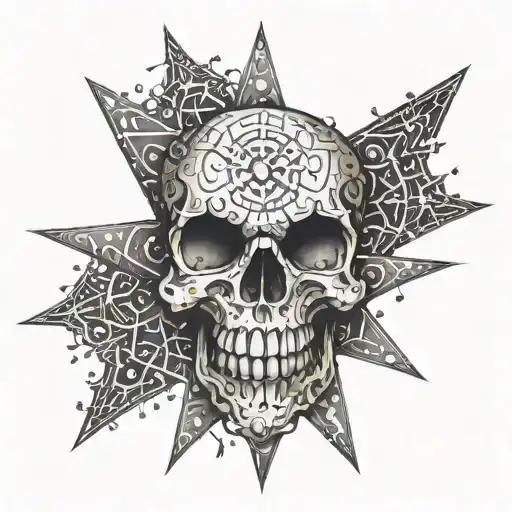 Skull Chaos Star Sign