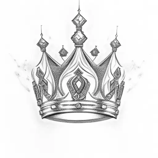 A Crown Whit The Name Stefan Included In The Design