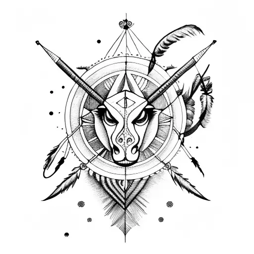 Sagittarius With Dreamcatcher