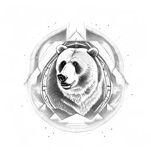 Bear Claw With People Exiting Out The Claws