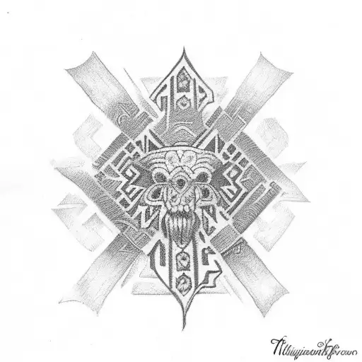 Filipino Tribal Arm Band That Is 4 Inches Wide