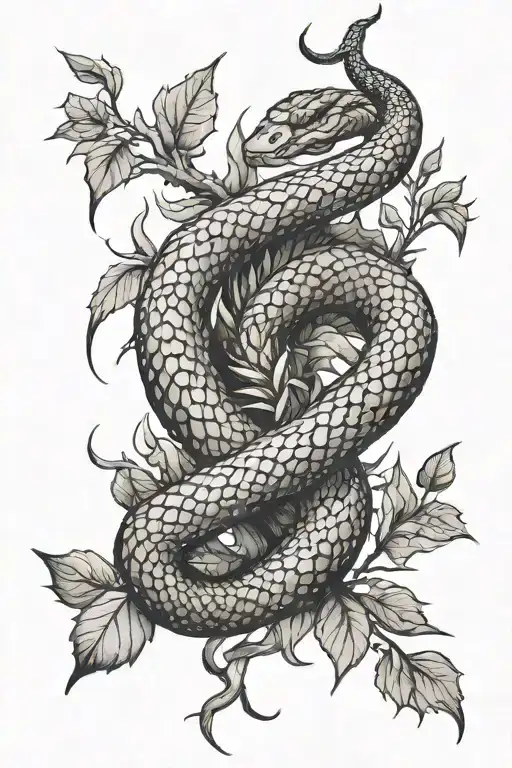 Snake And Thorns