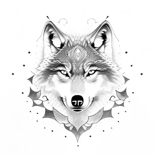 A Wolf Riding An Exotic Car