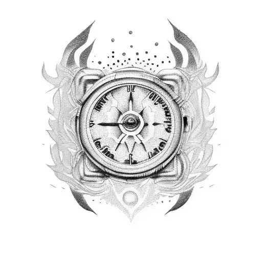 Create A Dotwork Tattoo Featuring A Modified Car In Action