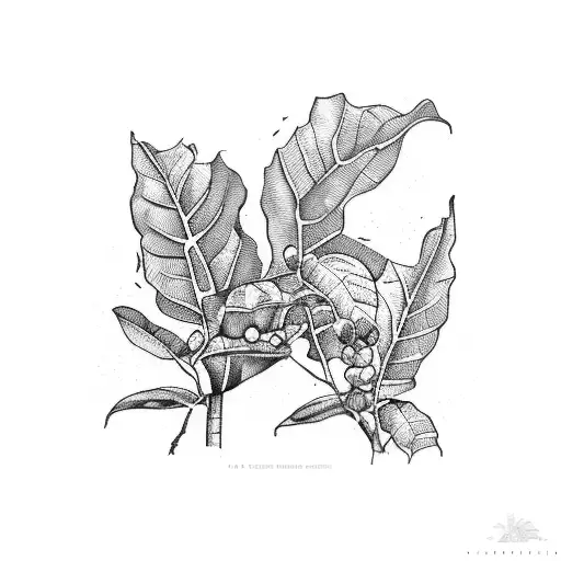 Coffee Plantations In The Colombian Countryside