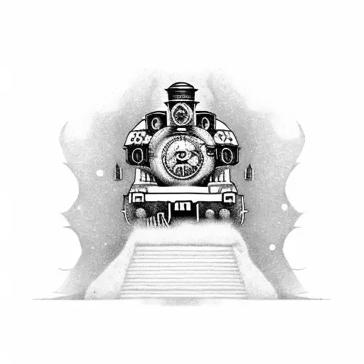 Ghost Train With Doomsday Clock