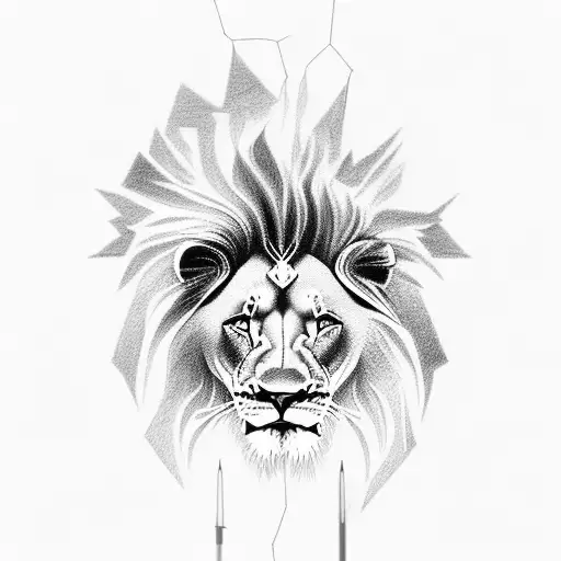 Lion With Greek Number 27042000