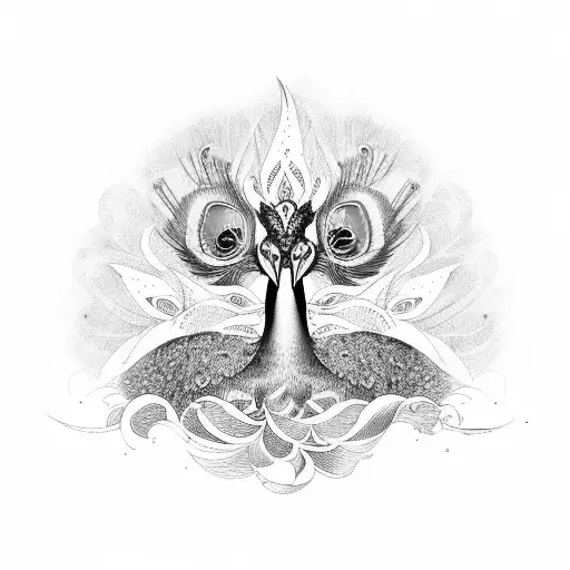 Peacock For A Man Tatoo