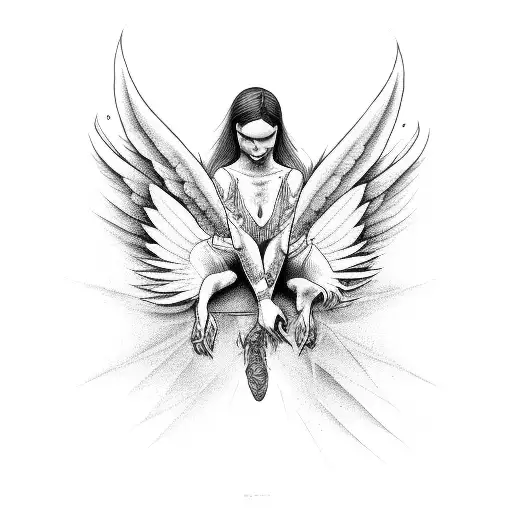 Angel Falling In The Arm Of A Devil