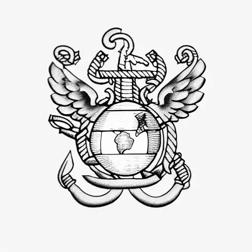 Funny Marine Corps Tatto