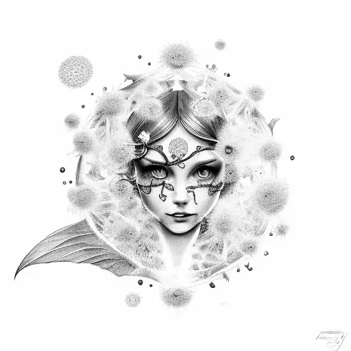 Three Fairys On Fhe Dandelion