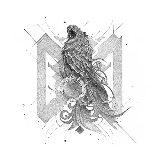 H S I Letters Symbol