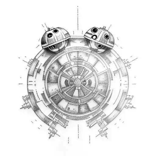 Twin Tattoo For Couple Star Wars