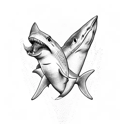 The Upper Body Will Be The Shark And The Lower The Body Of The Mermaid