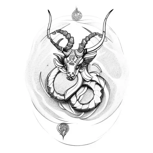 Capricorn Tatto With Meaning Deep