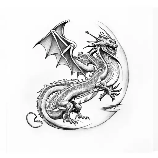 Dragon Eating It's Own Tail