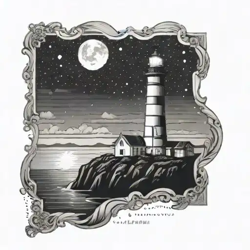 Lighthouse Night Time
