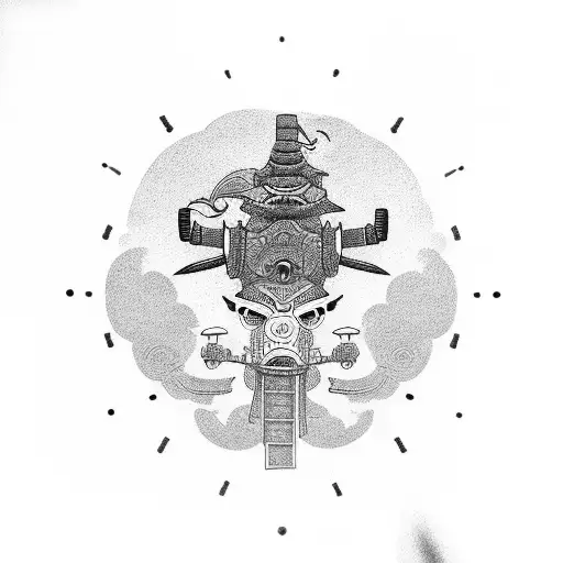 Aircraft With Samurai