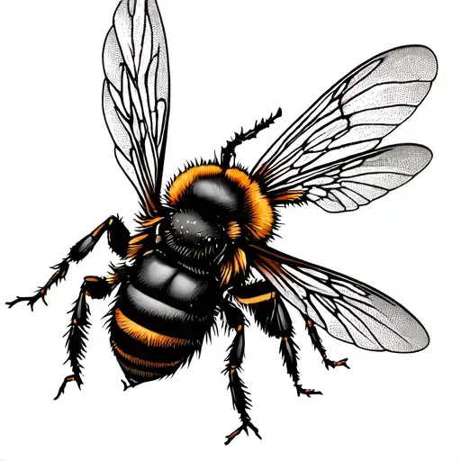 Attack Bee Flying Olds Hand