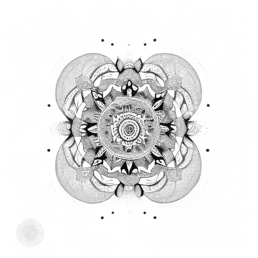 Ornament Elbow Circle Mandala