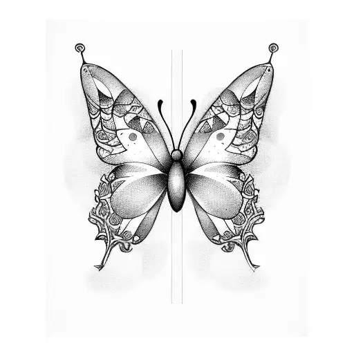 Butterflies Flying Out Of A Music Sheet