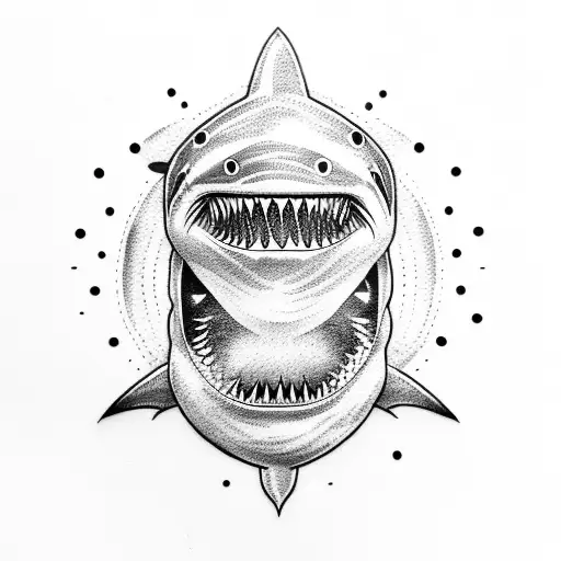 A Shark And A Bear Fight