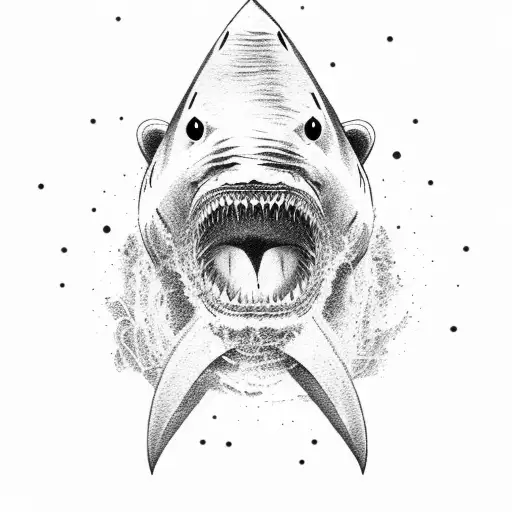 Shark Fighting A Bear