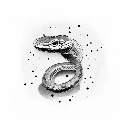 A Snake With Drugs And Alchool In Him